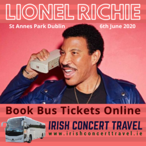 Buses To The Lionel Richie Concert St Annes Park Dublin 6th June 2020