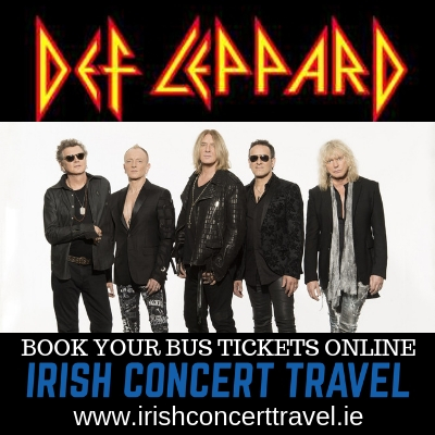 Bus to Def Leppard in the 3Arena Dublin