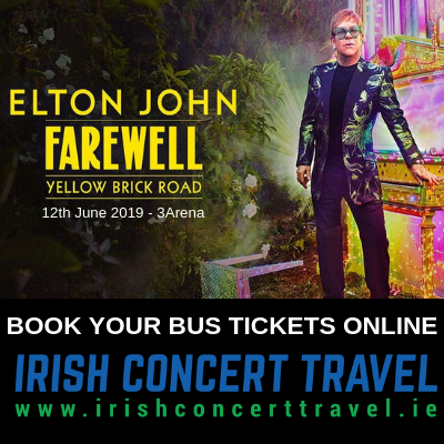 Buses to Elton John in the 3Arena 12th June 2019