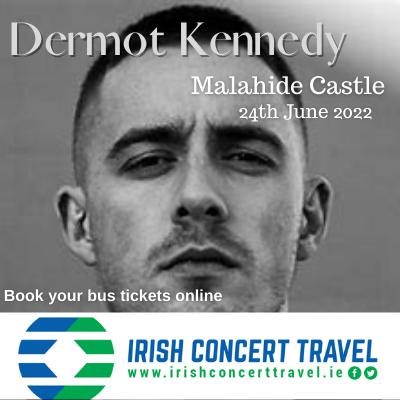 Bus to Dermot Kennedy Malahide Castle 24th June 2022