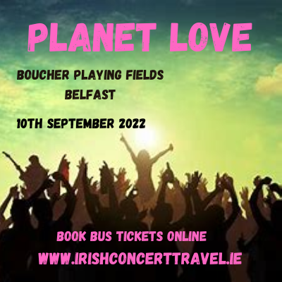 Bus to Planet Love Boucher Playing Fields Belfast 10th September 2022