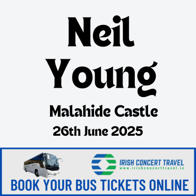 Bus to Neil Young in Malahide Castle 26th June 2025